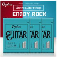 Senar Gitar Elektrik Orphee Wholesale Durable RX15C, Kawat Paduan Nikel, Perlengkapan & Aksesoris Instrumen Senar