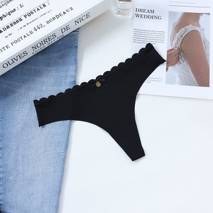 Nuevas bragas sexys de una pieza, transpirables, de diseño minimalista, sin costuras, cómodas, ropa interior femenina, tanga a rayas para chicas sexys - Product Image 4