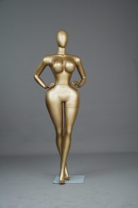Mannequins gonflables en gros, dorés et noirs, en plastique ABS, grande taille, courbes féminines, modèles BBL, pour boutique de vêtements et soutiens-<span class=keywords><strong>gorge</strong></span> de grande taille - Product Image 3