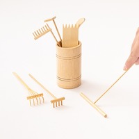 Râteau en bambou, râteau à sable, ensemble créatif pour table de sable, mini râteau en bambou, accessoires pour peinture sur sable