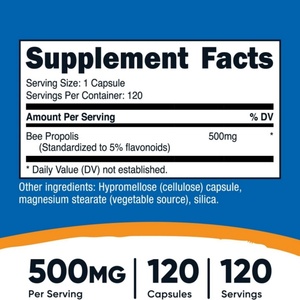 Now Supplements OEM/ODM/OBM Capsules de Propolis au Miel Naturel pour le Soutien Immunitaire Now Supplements - Product Image 2