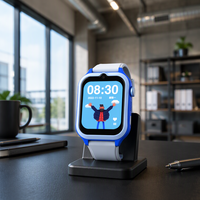 Nouvelle montre connectée GPS pour enfants avec grand écran, design 4G SOS, écran HD de 1,83 pouce, caméra, appel vidéo, vibration, montre connectée pour enfants CT27