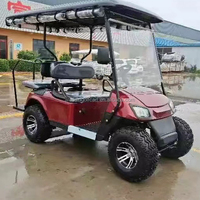 Voiturette de golf électrique 3 ou 4 places pour la chasse avec mode de suivi