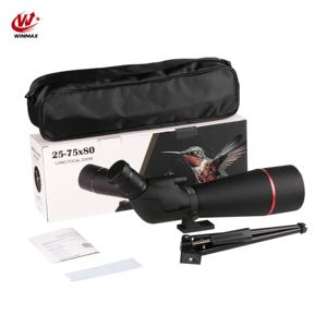 Telescopio Astronómico FMC con Prisma de Techo Porro Recubierto, 20-60x80, Ocular de 22 mm, Campo de Visión de 3-4.6, BAK4, Impermeable, para Observación de Aves - Product Image 6