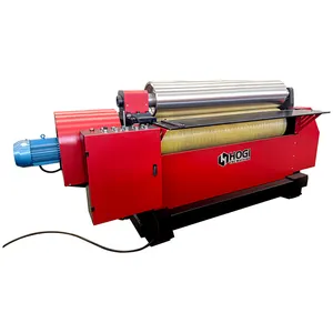 hogi metal fabrication pipe hydraulic Roll bending steel Sheet metal 2 roller rolling machine