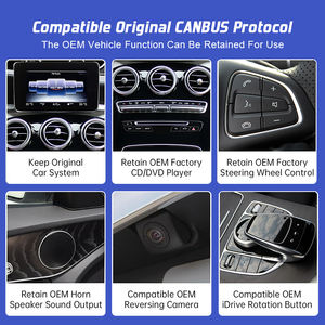 Linux 10.25 polegada IPS tela de exibição do carro para <span class=keywords><strong>Mercedes</strong></span> Benz Classe C W205 NTG5.0 Estéreo do carro com carplay sem fio Android auto - Product Image 4