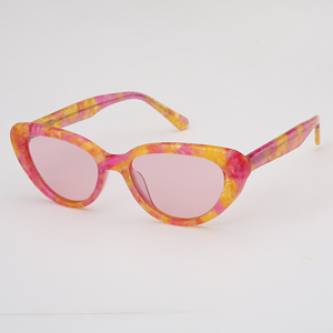 Nuevas Gafas de Sol SA0463 con Montura Completa de Acetato, Diseño Ojo de Gato, Protección UV400, Unisex para Adultos, Uso en Exteriores, Se Acepta OEM - Product Image 2