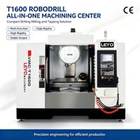 Centre d'usinage compact LEYO T1600 Robodrill, fraiseuse CNC 3 axes haute vitesse avec broche BT30 20000 tr/min pour pièces en aluminium