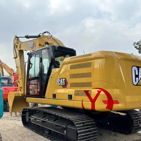 1. Excavatrice sur chenilles Caterpillar 320GC d'occasion, 20 tonnes, Cat 320 GC, pelle hydraulique à faible consommation de carburant pour travaux de construction