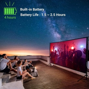 โปรเจคเตอร์พกพาขนาดเล็กคุณภาพสูงรุ่น C1000 เหมาะสำหรับโปรเจคเตอร์ DLP สำหรับใช้งานกลางแจ้ง - Product Image 3