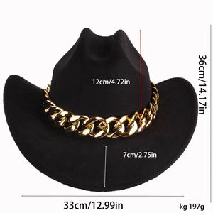 Chapeaux de cowboy unisexe tendance, style boutique, accessoires vestimentaires décontractés, vente en gros, broderie 3D - Product Image 6