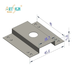 Dấu hiệu nghệ thuật bán buôn nối đất Lug mái kim loại mặt đất <span class=keywords><strong>Clip</strong></span> năng lượng mặt trời gắn hệ thống phụ kiện SUS304 mặt đất Lug Bộ dụng cụ thành phần năng lượng mặt trời - Product Image 2