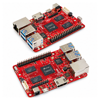 Carte de développement HT ODROID-C4 SBC Amlogic S905X3 Quad-Core Cortex-A55 2.0GHz 4GB DDR4 Mali-G31 MP2 GPU Gigabit Ethernet 4K@60Hz