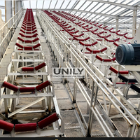 Support de rouleau tendeur personnalisable UNILY, anti-corrosion, pulvérisé électrostatiquement, pour convoyeur, norme ISO, fourni directement par l'usine