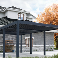 Pergola de voiture en aluminium 2026, structure de montage de toit en polycarbonate, abri de voiture extérieur