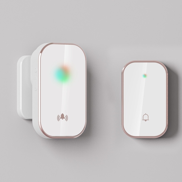 Wireless Plug-In Powered App Control Doorbell Home Use Electronic Ultra-Long Range One-to-Two Unlimited Chime Ding-Dong Sound