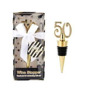 <span class=keywords><strong>30</strong></span> ° 50 ° 60th 70tn tappo di vino in metallo festa di compleanno bomboniere souvenir anniversario regali per gli ospiti - Product Image 1