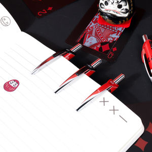 Joytop 2003-1 थोक एफएओ मोबाइल फोनों के लिए एक्रिलिक क़लमों के लिये बैठकी सेट कस्टम लोगो स्कूल छात्र 0.5Mm वापस लेने योग्य आड़ू स्याही जेल कलम केवल एक बार - Product Image 4