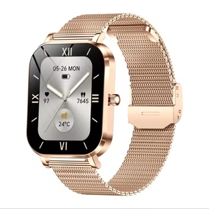 Montre connectée féminine NYT Pro - Autonomie <span class=keywords><strong>de</strong></span> 5 à <span class=keywords><strong>10</strong></span> <span class=keywords><strong>jours</strong></span>, écran TFT, étanche IP68, gestion menstruelle, suivi du sommeil, lecteur <span class=keywords><strong>de</strong></span> musique, fonction réponse - Product Image 2