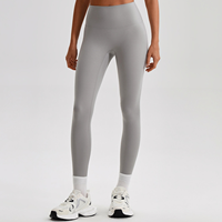 Grenzüberschreitende europäisch-amerikanische Nude-Look Damen Yoga-Leggings aus Spandex/Nylon mit hoher Taille, Po-Lifting-Effekt und eng anliegendem Stretch-Schnitt