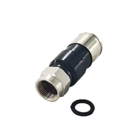 Connecteur de câble coaxial RF étanche de type F mâle à compression pour antenne 75 ohms, câble RG11, caméra CCTV