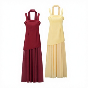 TAOP&ZA 25 Robe mi-longue trapèze pour femme, style européen et américain, avec fermetures éclair, taille naturelle, 100% polyester - Product Image 3