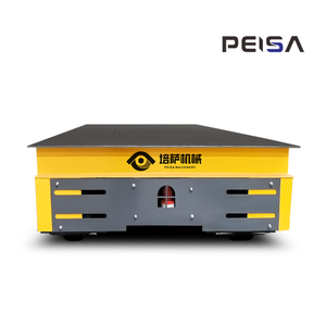 10t 20t 30t में उपलब्ध कारखाने के निर्माण के लिए ठोस टायर के साथ नया निर्मित लचीला स्टीयरिंग ट्रैकलेस ट्रांसफर ट्रॉली/कार्ट - Product Image 2