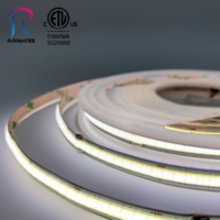 Tira de LED COB de 24 V, Corte Libre, Mini Corte, Alta Densidad, 528 LED/m, Sin Puntos, Cinta de LED de 8 mm de Ancho, Ra90, Luz COB