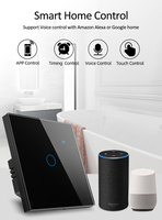 Interruptor Inteligente de Vidrio OCY Tuya para Estándares de la UE y el Reino Unido, 40A, Controlador de Temporización Inteligente Zigbee, Aplicación Smart Life para Interruptor de Calentadores de Agua