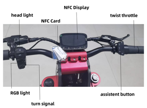 Scooter Eléctrico con Batería Extraíble de 72V 50Ah, Motor Dual de 10000W, Control por Aplicación, Arranque NFC, Autonomía de 75-93 Millas, Disponible en Almacén de EE. UU. - Product Image 6