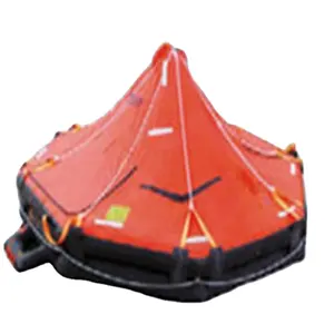 Завод производит стандартные оранжевые морские спасательные плоты NDV и автоматические аварийно-спасательные надувные плоты