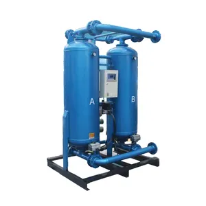 Best quality alumina adsorbent twin tower style heated adsorption air dryer for air compressor