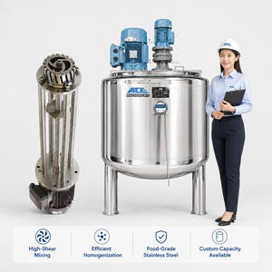 Vacuum Homogenizing Emulsifying Mixer Machine Vacuum Emulsifying Mixer - Product Image 3