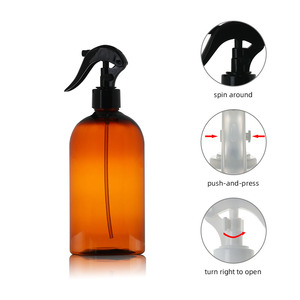 Pet Plastic 300ml 500ml 250ml 100ml 200ml Brown Black Empty Cleaning Multipurpose Solutions Trigger <strong>spray</strong> <strong>bottle</strong> - Product Image 4