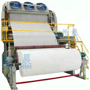 Low cost paper machine/toilet tissue paper making machine price