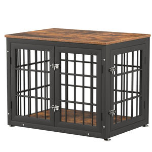 Chenil pour chien en bois sur mesure en gros, maison pour animaux de compagnie d'intérieur pour petits et moyens chiens, OEM - Product Image 1