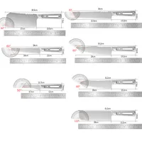 Couteau de cuisine occidental de 8 pouces le plus vendu, couteau à fruits et légumes tranchant en acier inoxydable 304 coulé en une seule pièce