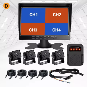 Wemaer AHD CCD Monitor de Doble Vista de 7/9 Pulgadas, Sistema DVR con Cámara de Control por Voz de 2 Canales, para Autobús y Camión, Imagen 3D 1080P, Estacionamiento, IP68, 1 Año de Garantía - Product Image 5