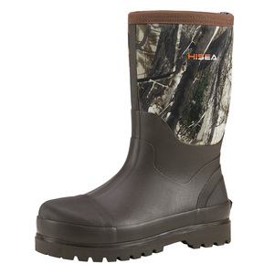 HISEA Bottes de pluie pour hommes Bottes de travail imperméables Bottes en <span class=keywords><strong>caoutchouc</strong></span> isolées - Product Image 3