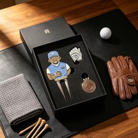 Outil de réparation de divots de golf personnalisable 6-en-1 vierge avec marqueur de balle, ouvre-bouteille et aimant au dos pour fixation sur réfrigérateur