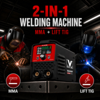 LEVIN 160AMP Synergic IGBT Control MMA Welder 220V Portable ARC Welding Machine Equipment Kit avec casque et boîte à outils