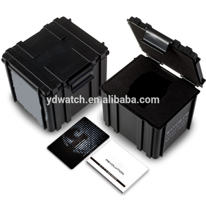 นาฬิกาโครโนกราฟควอตซ์ทรงเหลี่ยม นาฬิกาข้อมือสแตนเลสสำหรับผู้ชาย - Product Image 6
