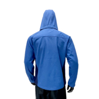 Veste parka d'extérieur pour hommes avec design personnalisé OEM Fleece Bonded TPU and Polyester Softshell Windproof and Waterproof Woven Technics