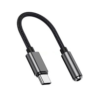 Adaptateur Jack Casque Type-C vers 3,5 mm Adaptateur Jack Type-C vers 3,5 mm Adaptateur de Décodage Numérique USB C DAC