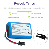 Baterai Pengganti SWLPB Zebra Imz320 Mz220 Mz320 Mx420l untuk Scanner Ak1853-1 Bt17790-1 Bt17790-2 7.4V 1500mAh