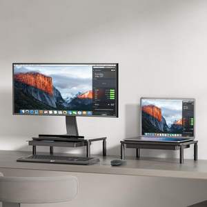 ขาตั้งจอภาพตั้งโต๊ะปรับความสูงได้ <span class=keywords><strong>3</strong></span> ขา ขาตั้งจอหน้าจอพร้อมลิ้นชักพร้อมที่เก็บคอมพิวเตอร์ - Product Image 5