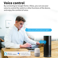 Interrupteur intelligent WiFi miniature SIXWGH Cozylife 16A compatible avec Alexa et Google Assistant, télécommande, minuterie, interrupteurs muraux pour la maison, étanches