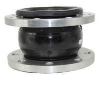 Brides de joint d'expansion de tuyau E Flex sphère unique Epdm Dn 50 Pn 16 caoutchouc Flexible rond forgé acier inoxydable 3 ans égaux