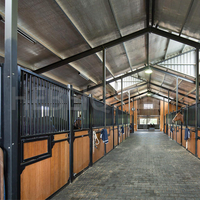 Porte de box pour chevaux articulée, portable, stable, de haute qualité, personnalisable, en acier/métal, pour intérieur/extérieur, pour foin, vente en gros