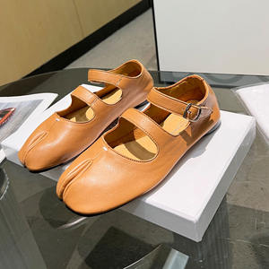 Ballerine firmate da <span class=keywords><strong>Ballerina</strong></span>: ballerine in pelle da donna a punta Modulare, comodi Slip-on Casual, mocassini da ballo leggeri - Product Image 4